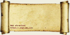 Borka Poljaković vizit kartica